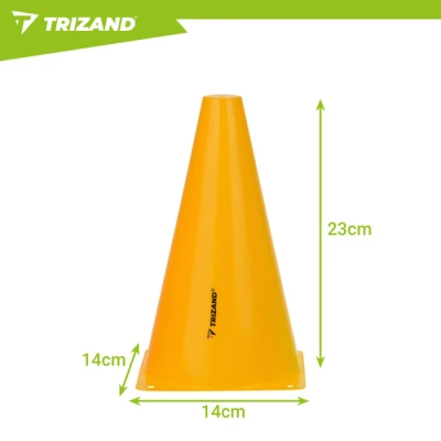 Trizand 27350 Plastové tréningové kužele, sada 10 ks