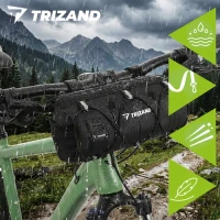 Trizand 27352 Taška na riadidlá 1,5 l, vodoodolná, čierna