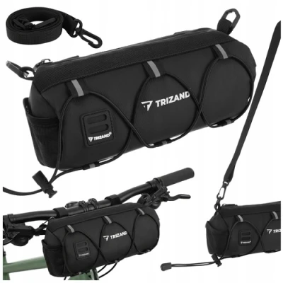 Trizand 27352 Taška na riadidlá 1,5 l, vodoodolná, čierna