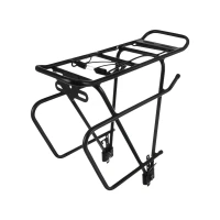 Trizand 27590 Zadný nosič na bicykel, nosnosť 25 kg, čierny