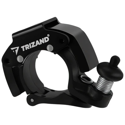 Trizand 27561 Mechanický zvonek na kolo 7,5 x 4,5 x 2 cm, 100 dB, černý