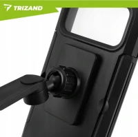 Trizand 27618 Držák telefonu na kolo, voděodolný, 360°, černý
