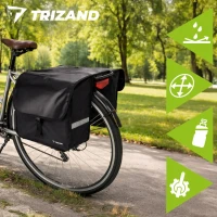 Trizand 27354 Brašna na nosič kola 28 L, voděodolná, černá
