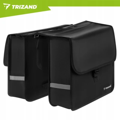 Trizand 27354 Brašna na nosič kola 28 L, voděodolná, černá