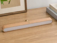 Verk 12422 Magnetická LED lampička s dotykovým ovládáním, USB-C, dřevěný dekor