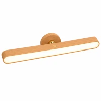 Verk 12422 Magnetická LED lampička s dotykovým ovládáním, USB-C, dřevěný dekor