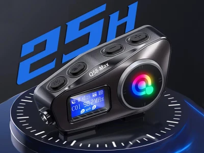 Verk 10186 Interkom na motorku Q58-MAX, Bluetooth, hlasový asistent