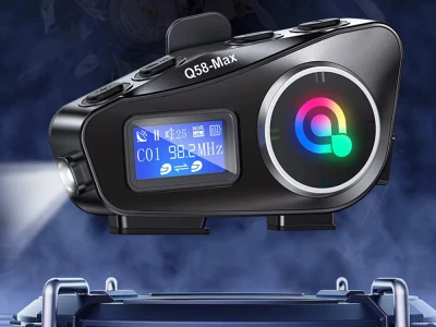 Verk 10186 Interkom na motorku Q58-MAX, Bluetooth, hlasový asistent