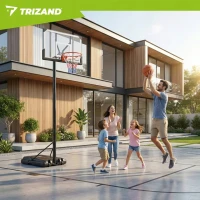Trizand 27365 Nastavitelný basketbalový koš 192 - 362 cm