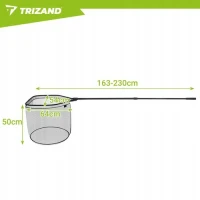 Trizand 27464 Teleskopický rybářský podběrák 162,5 - 230 cm