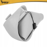 Purlov 27234 Láhev pro psy skládací 550 ml, šedá