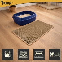 Purlov 27767 Podložka pod kočičí toaletu 75 x 55 cm, béžová