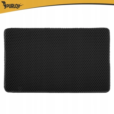 Purlov 27769 Podložka pod kočičí toaletu 75 x 55 cm, černá