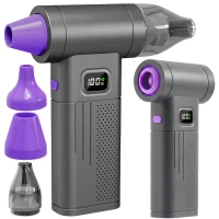 Verk 11523 Multifunkčný čistič elektroniky - fúkač a vysávač 2 v 1, čierny