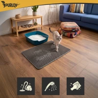 Purlov 27770 Podložka pod mačací záchod 75 x 55 cm, sivá