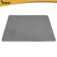 Purlov 27770 Podložka pod mačací záchod 75 x 55 cm, sivá
