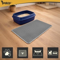 Purlov 27770 Podložka pod mačací záchod 75 x 55 cm, sivá