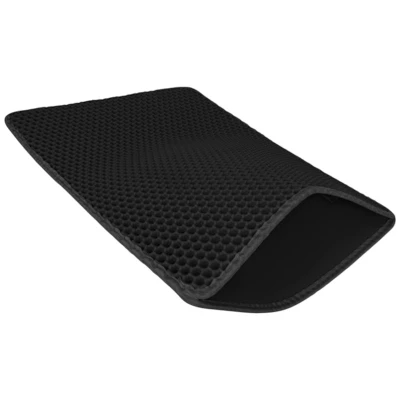 Purlov 27764 Podložka pod kočičí toaletu 60 x 45 cm, černá