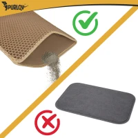 Purlov 27765 Podložka pod mačací záchod 60 x 45 cm, béžová