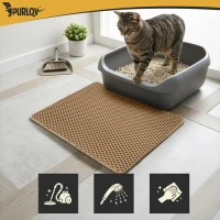Purlov 27765 Podložka pod mačací záchod 60 x 45 cm, béžová