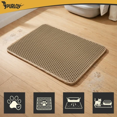 Purlov 27765 Podložka pod mačací záchod 60 x 45 cm, béžová