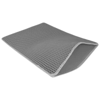 Purlov 27763 Podložka pod kočičí toaletu 60 x 45 cm, šedá