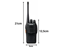 Verk 14676 Vysílačky Baofeng BF-888S, dosah až 8 km, 1500 mAh, sada 2 ks