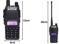 Verk 14677 Vysielačka Baofeng UV-82, 8 W, 2800 mAh, čierna