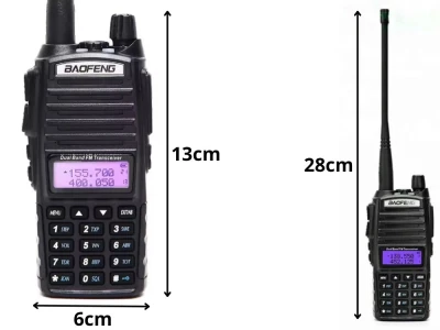 Verk 14677 Vysielačka Baofeng UV-82, 8 W, 2800 mAh, čierna