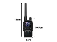 Verk 14678 Vysielačka Baofeng UV-5R MINI, dosah až 20 km, LED svietidlo, 1600 mAh