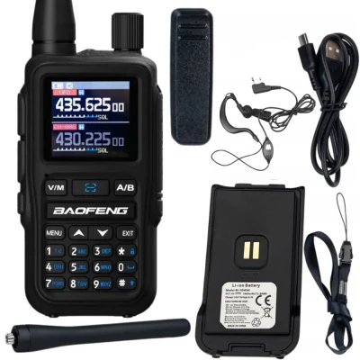 Verk 14678 Vysielačka Baofeng UV-5R MINI, dosah až 20 km, LED svietidlo, 1600 mAh