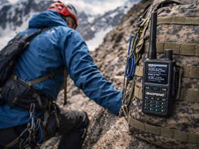 Verk 14678 Vysielačka Baofeng UV-5R MINI, dosah až 20 km, LED svietidlo, 1600 mAh