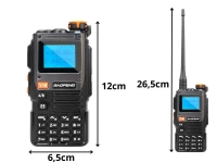 Verk 14679 Vysielačka BAOFENG UV-K61 PRO, dosah až 30 km, svietidlo, 2600 mAh