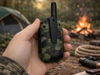 Verk 14680 Vysielačky Baofeng BF-T6, dosah až 2 km, svietidlo, 1500 mAh, sada 2 ks, zelené