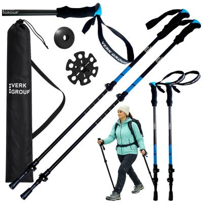 Verk 14704 Hole na nordic walking a trekking, 2 ks, černé