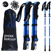 Verk 14707 Hole na nordic walking a trekking, 2 ks, modré