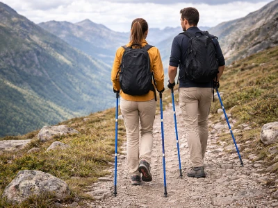 Verk 14707 Hole na nordic walking a trekking, 2 ks, modré