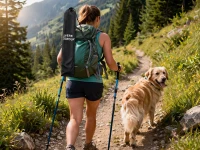 Verk 14704 Hole na nordic walking a trekking, 2 ks, modré