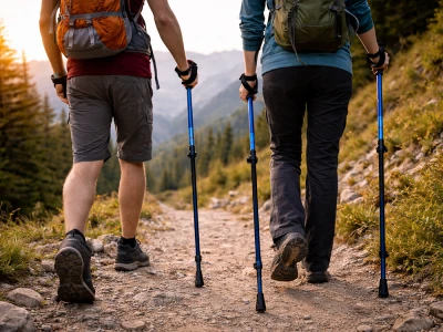 Verk 14704 Hole na nordic walking a trekking, 2 ks, modré