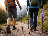 Verk 14704 Hole na nordic walking a trekking, 2 ks, stříbrné