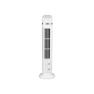 Verk 16035 Sloupový bezlopatkový ventilátor s LED osvětlením 38 cm, bílý