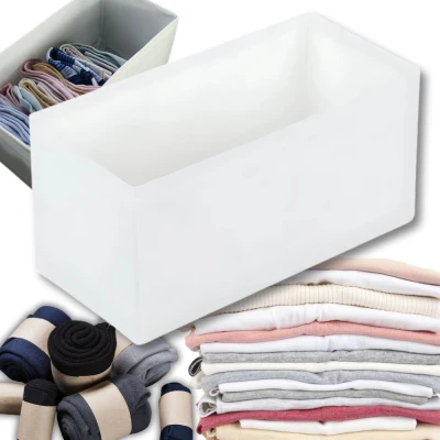 Verk 27386 Organizér do zásuvky na spodnú bielizeň 28 x 14 x 13 cm, biely