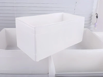 Verk 27386 Organizér do zásuvky na spodnú bielizeň 28 x 14 x 13 cm, biely