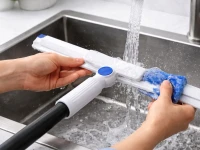 Verk 27766 Teleskopická stěrka na okna a podlahy, otočná o 180°, 2 v 1