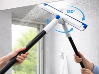 Verk 27766 Teleskopická stěrka na okna a podlahy, otočná o 180°, 2 v 1