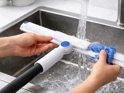 Verk 27766 Teleskopická stěrka na okna a podlahy, otočná o 180°, 2 v 1
