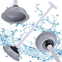 Verk 27769 Zvon na čistění WC 51,5 cm, šedo-bílý 