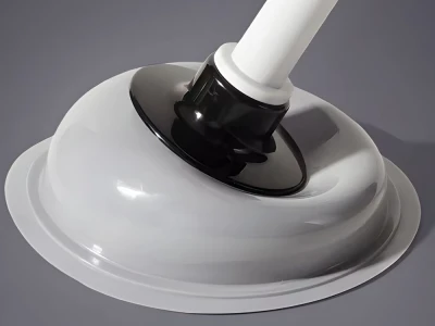 Verk 27769 Zvon na čistění WC 51,5 cm, šedo-bílý 