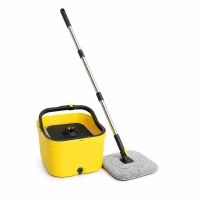 Verk 27772 Rotačný mop 360 Spin, vedro, 2x mikrovláknový návlek, žltý