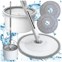 Verk 27776 Rotační mop 360 Spin, kbelík, 2x potah z mikrovlákna, bílý